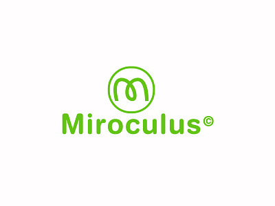 Miroculus - Medical Logo Design badge branding business logo circle creative logo eco green healthcare logo lettermark logo logo creator logo maker medical logo designer modern private health care private medical type typography wellness logo wordmark