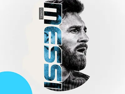 Messi POSTER adobe adobe photoshop clipping mask football g.o.a.t. graphic design layers lionel messi pen tool photoshop poster ui