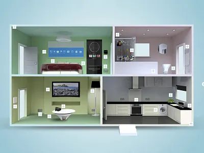 Home Of The Future 3d cheetah3d home house