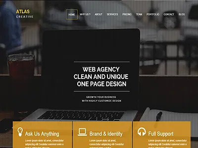 Atlas - HTML5 Responsive Theme Free atlas html5 responsive theme