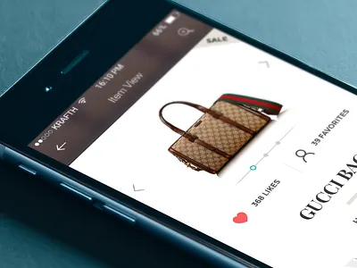 Portable Fashion Closet UI / Product View closet fashion flat interface ios minimalistic portable user