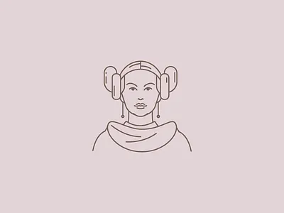 Princess Leia character characters icon icondesign leia leiaprincess princess starwars