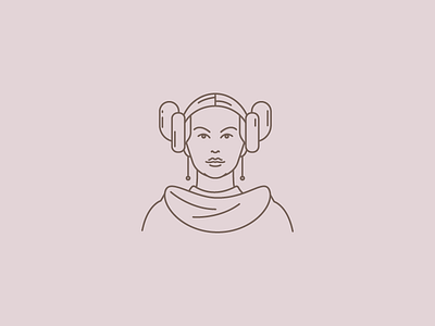 Princess Leia character characters icon icondesign leia leiaprincess princess starwars