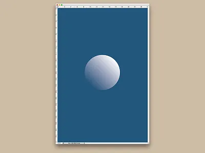 WIP 043 brand circle fade gradient identity logo logo design moon shape