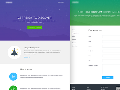 Website for the next gen learning clean colour flat icons illustration landing page layout responsive ui web app web design webdesign website