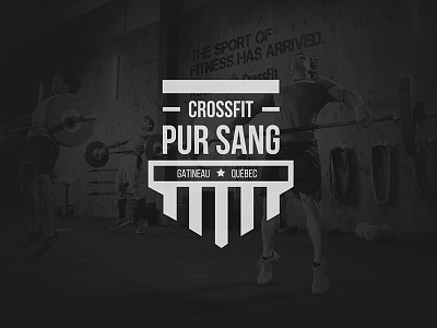 Crossfit logo art direction branding crossfit design gatineau local logo ottawa print