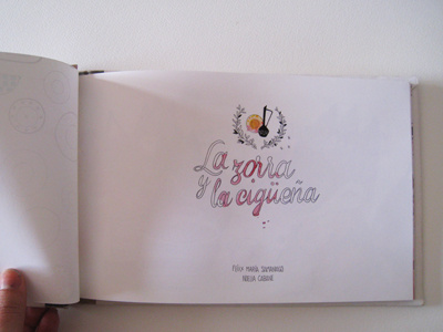 Title book illustration watercolor
