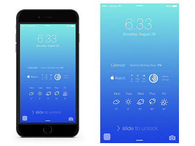 Iphone Lock Screen Concept iphone lockscreen