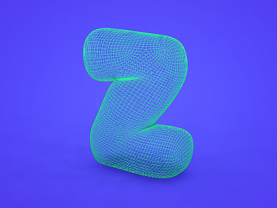 Inflated Z 3d c4d inflated text motion typography