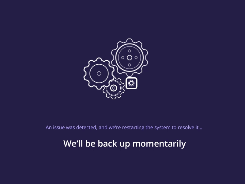 Gears after effect animation crash error feedback gear icon line message pictogram product simple
