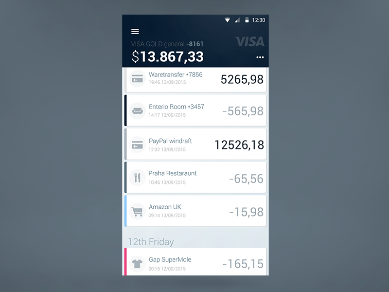 Mobile Banking app android ui design tool interaction design mobile finance patterns ui designer user experience user interface user interface design examples ux designer