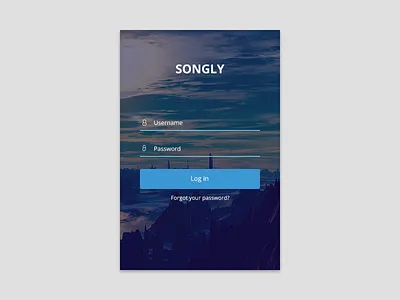 Day 001 - Login Form 001day 100days form in input interaction design login material design menu ui challenge ui design ux design