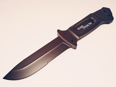 Knife WIP 3d cinema 4d photoshop