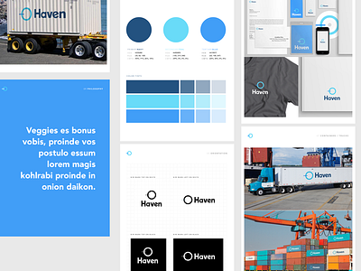 Brand Applied brand branding design guide guideline haven style
