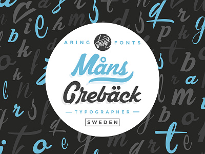 Presentation Typographer caprica cover font grebäck måns poster typeface