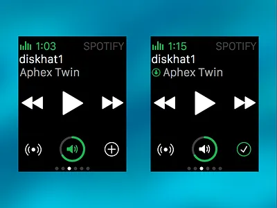 spotify glance apple glance spotify ui watch watchos