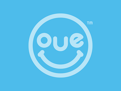 Oue™ badge brand clothing icon kids logo oue smile startup