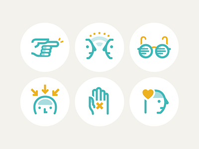 Moodnotes : Thinking traps flat icon illustration mental health mind moodnotes