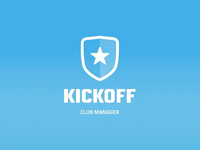 Kickoff CM club manager football game kickoff logo manager shield soccer star