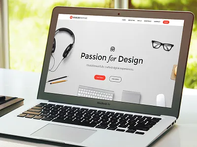 Portfolio Website ui ux website design