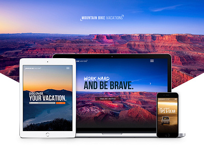 MBV :: Case study behance case study denver mountain bike mountains responsive web