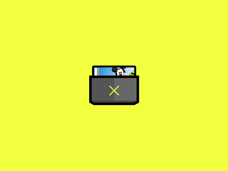Suprgoodco Slim Wallet bright design disney illustration illustrator mickey mouse my stuff simple sketchapp stuff wallet yellow