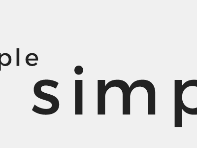 simple minimal simple