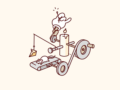 Dropbox [Rhythm Concept] dropbox geometry illustration rhythym rubegoldberg