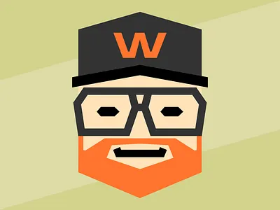 Howdy, Dribbble! first shot flat design illustration