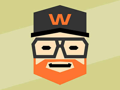 Howdy, Dribbble! first shot flat design illustration