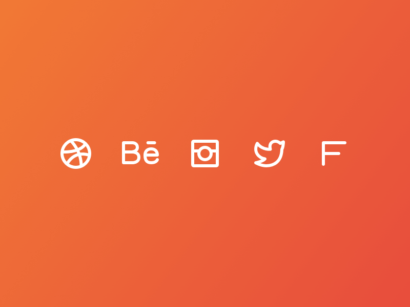 Social Icons for Reznikdesign.me behance flipboard icon icondesign icons instagram lineicons social twitter uidesign vector vectoricons