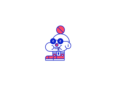 WA character color cool cute fashion flat fresh happy illustration moon streetwear