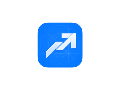 Analytics Icon analytics app blue icon ios ios8 ios9 ipad iphone