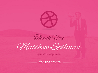 My First Shot to Matthew Spilman first shot thank you thanks