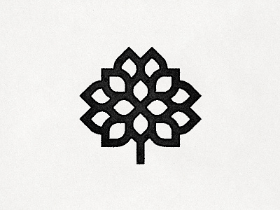 Rejected Tree Logo icon illustration logo thick lines tree vancouver