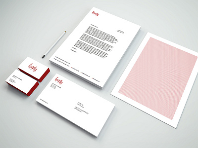 Lovely Stationary business cards identity letterhead logo stationary