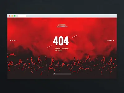 404 page 404 music supermusic ui ux web
