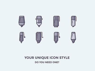 The Importance Of The Unique Style blog drawing icon marker outline painting pen pencil rapidograph style tools writing