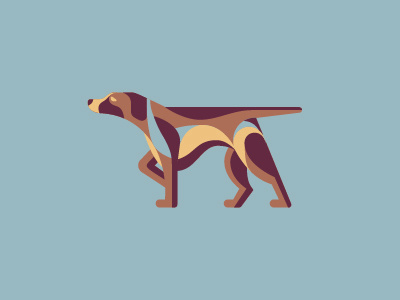 Pointer dog illustration pointer