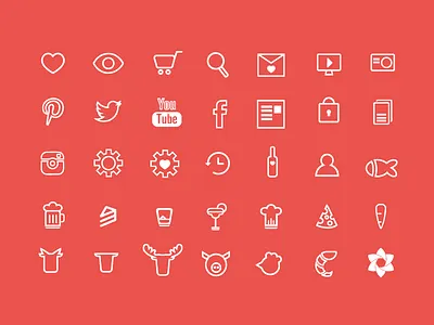 Icons designadet food icon wine