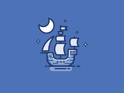 Ship 365 daily challenge boat sail ship vector