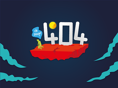 404 Error Page 404 abandon cloud error error page float illustration lost planet snap