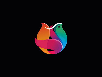 Logo Exotic Bird Flower bird flower