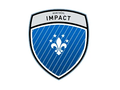Montreal Impact badge canada crest flat icon illustrations impact mls montreal soccer sport team