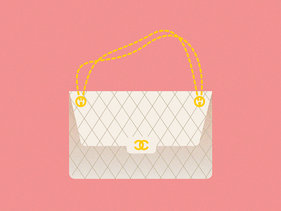 Chanel chanel fashion handbag illustration purse vector