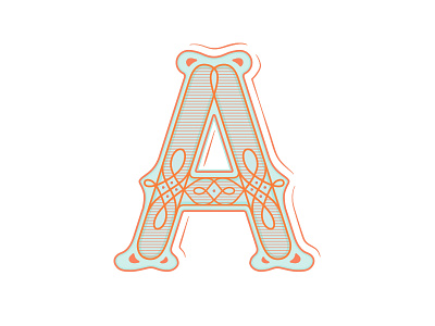 Letter "A" 100daychallenge 100days dailydrop dailytype handlettering lettering type typography