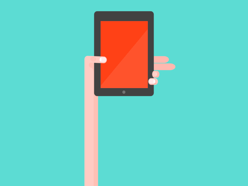 IPad touch animation 2d ae after effects animation app explainer flat ipad mobile motion design motion graphics tablet