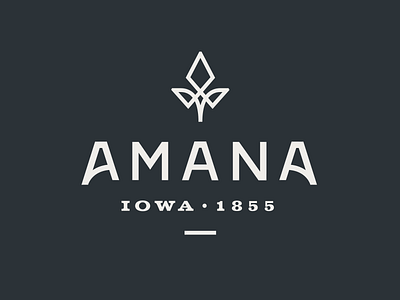 Amana Logo amana amana society iowa