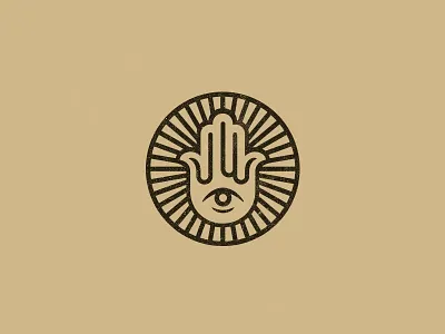 JW Logo ceramics circle clay evil eye hamsa jw logo rays stamp