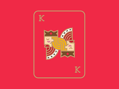 King of Diamonds card deck card deck cards diamond illustration king logo mark playing